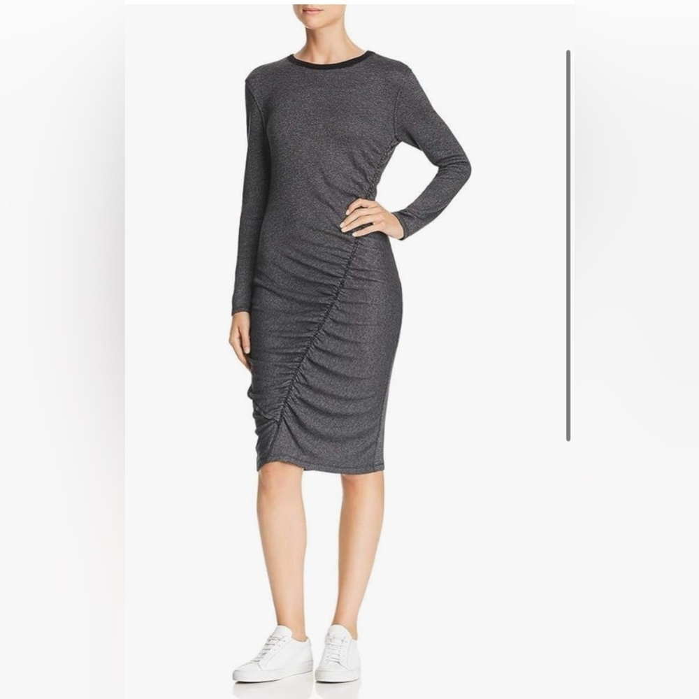 Splendid Black and Gray Stretch Dress - XS